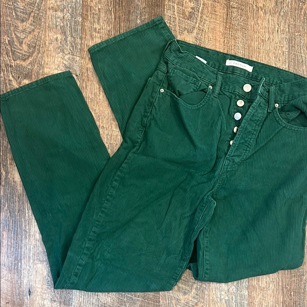 Green Corduroy Pants